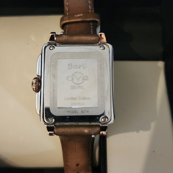 GV2 BY GEVRIL Bari Multi White Mother of Pearl Dial Ladies Watch Item No. 9214. - Picture 7 of 14